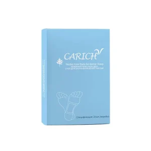 Травяные пластыри для ног для спокойного сна CARICH