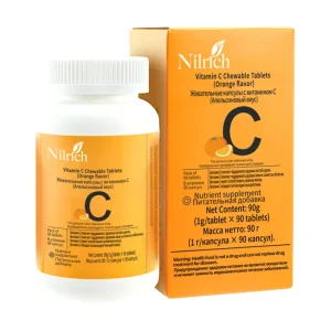 Nilrich Նիլրիխ նարնջի համով վիտամին C-ի լոզենիկներ
